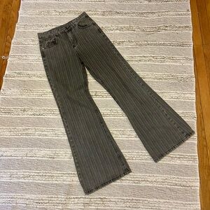 Women's Flared Gray Jeans